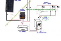 Solar Panel Wiring Diagram Best Of How to Wire solar Panel to 220v Inverter 12v Battery 12v Dc Load