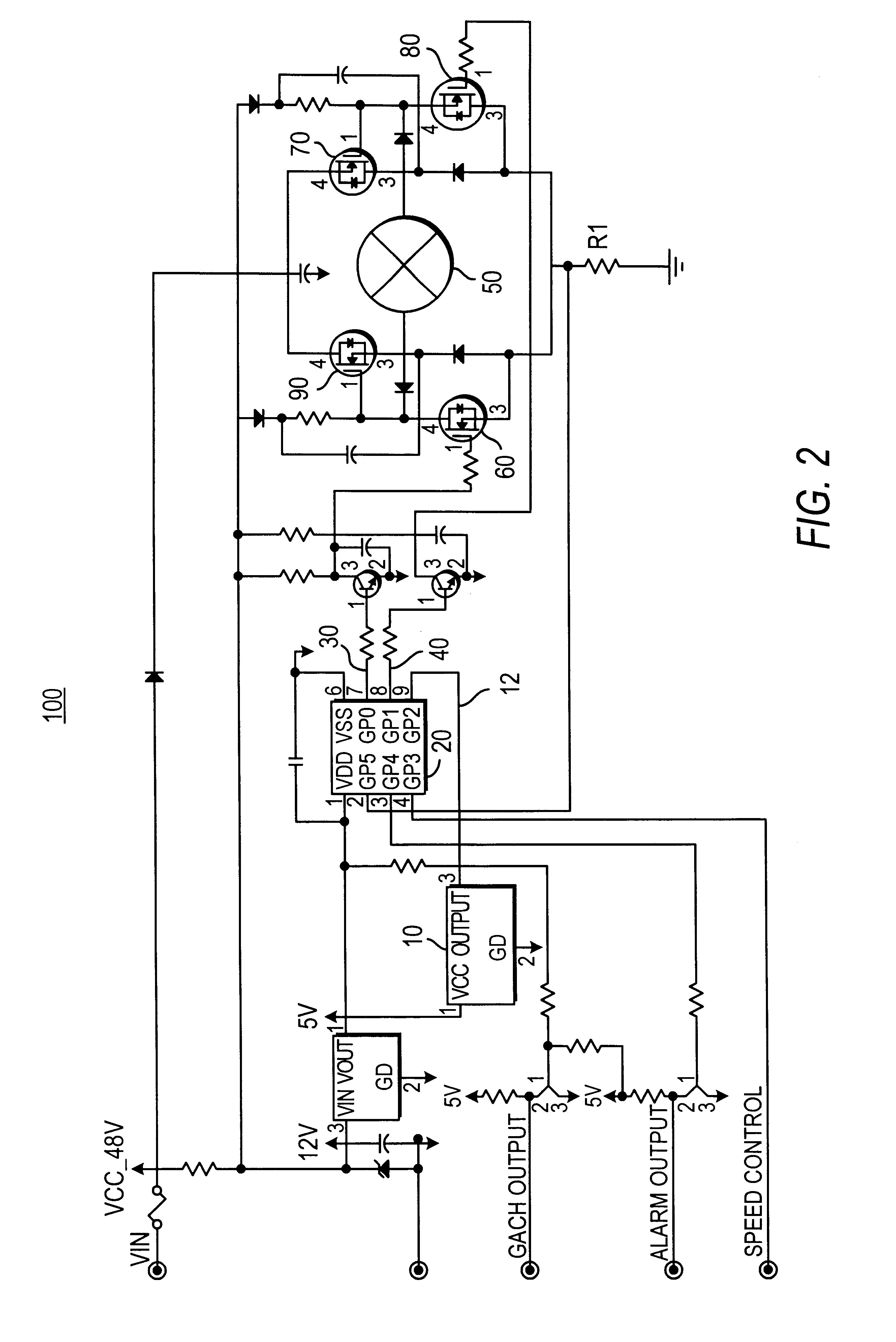 Patent Us Drive Circuit For A Brushless Dc Motor Google Drawing Motor Soft Starter Circuit Diagram