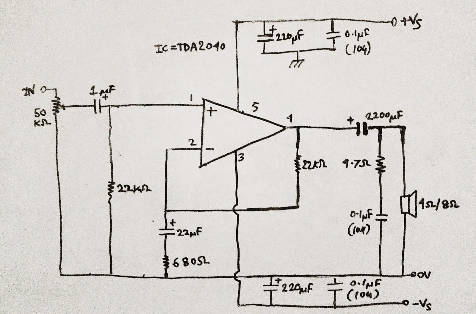 Another Amplifier Using TDA2040