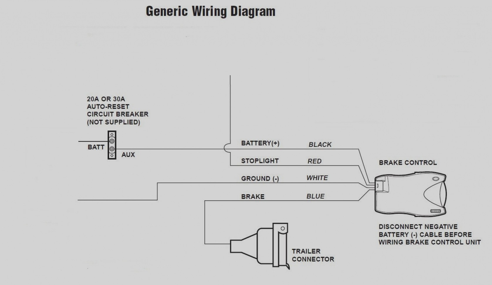 Awesome Tekonsha Trailer Brake Controller Wiring Diagram P3 Guide In Electric Inside