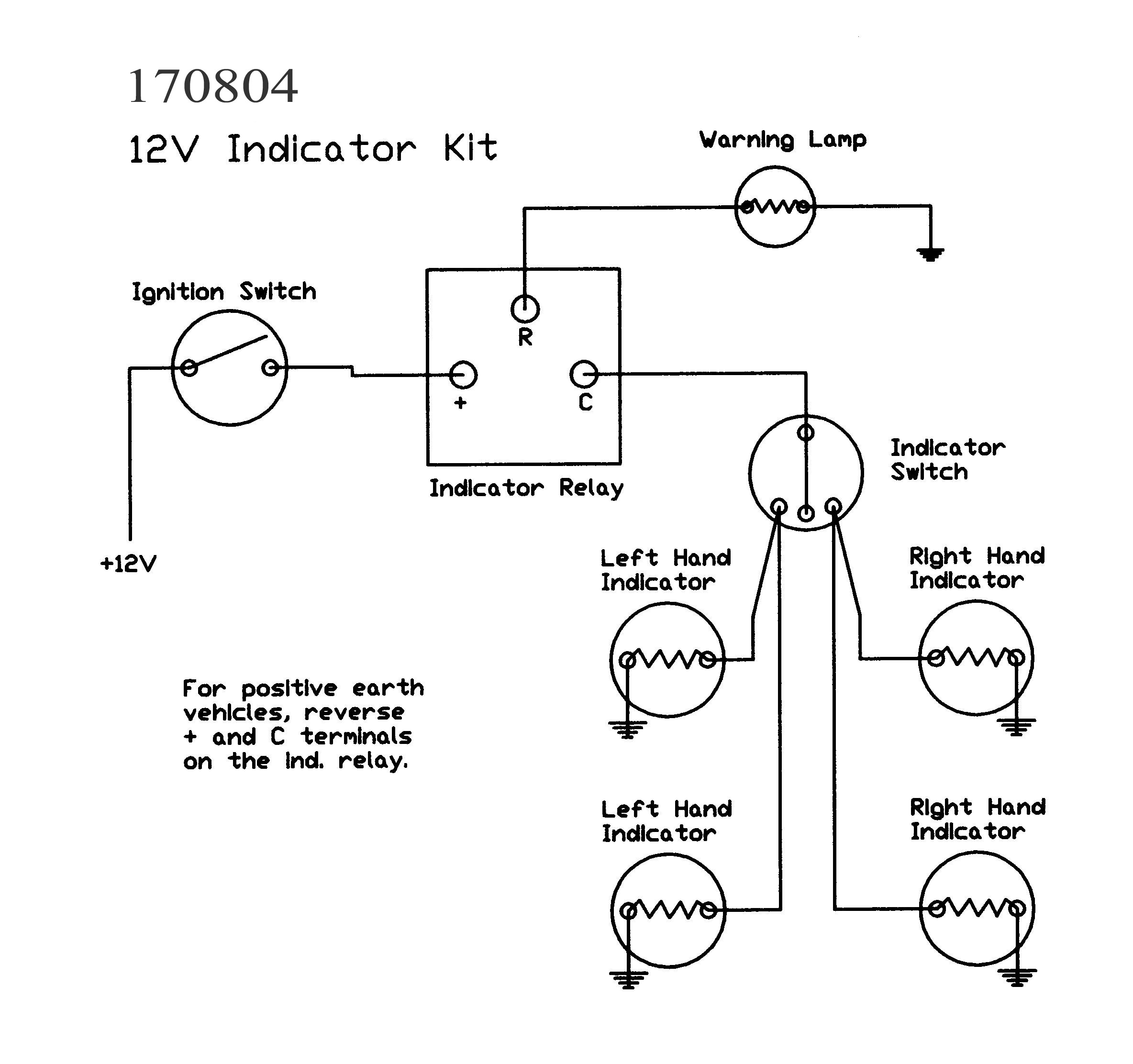 Flasher Wiring Diagram 12V Autoctono Me And
