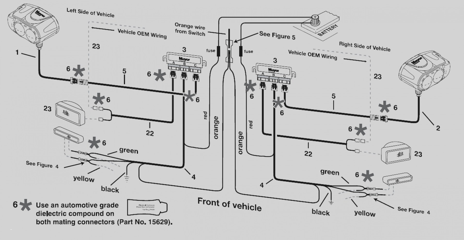 6ea 91 Dodge Western Plow Wiring Harness Diagram Free