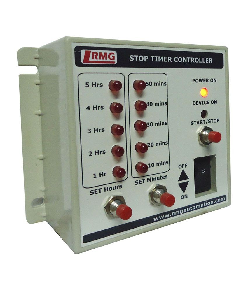 RMG Stop Timer Controller for Motor pump Operated By Switch MCB Upto 1 5 HP