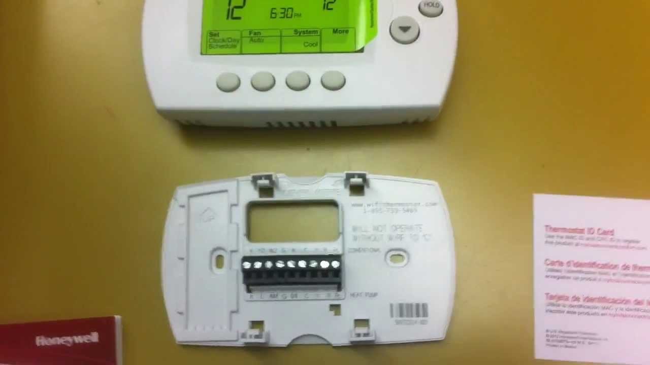 Honeywell Wi Fi Thermostat Install Part 3 Youtube Inside Wiring Diagram