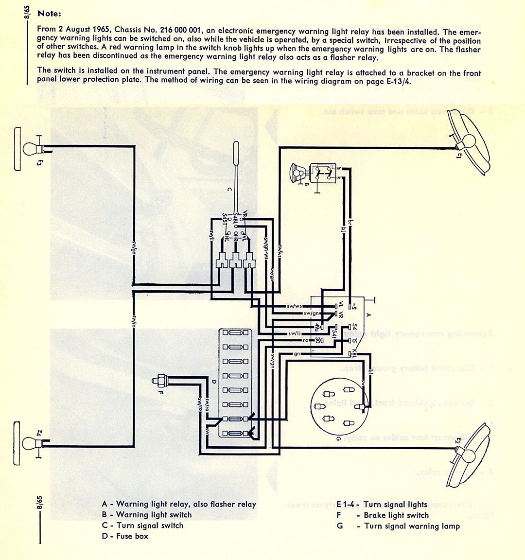 TheSamba Type 2 Wiring Diagrams Diagram For Emergency Light Switch