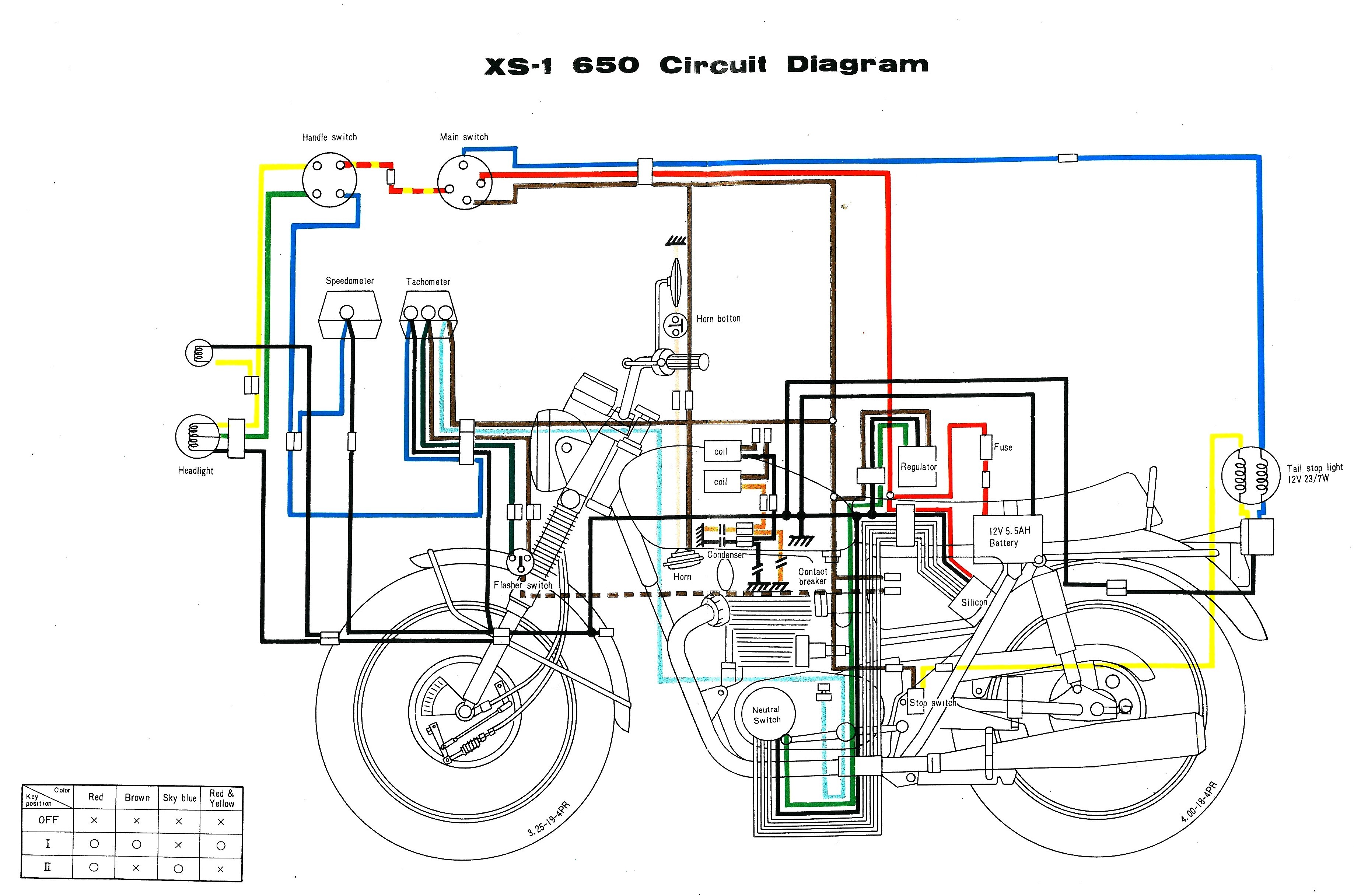 Xs650 Chopper Wiring Diagram Free Picture Schematic