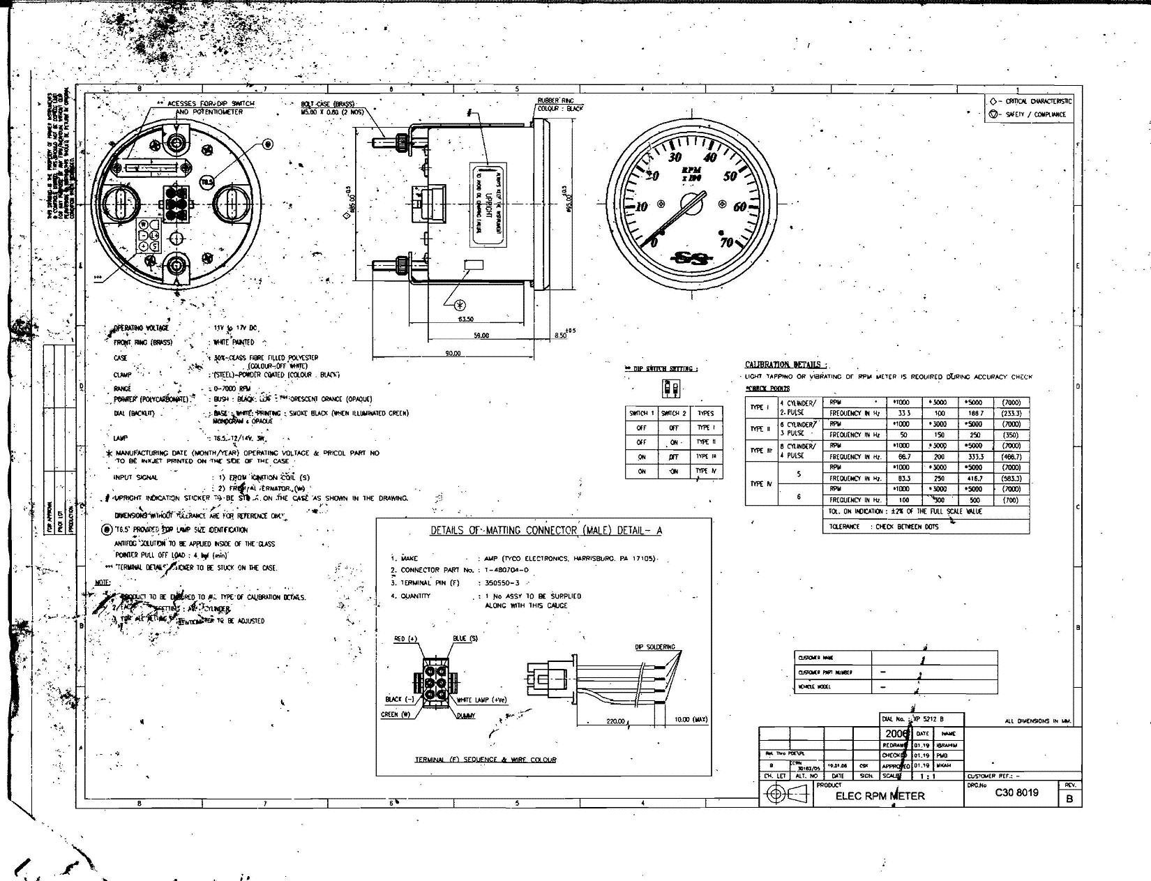 Wiring Diagram Yamaha Outboard Motor New Wiring Diagram For Faria Mercury Tachometer Wiring Yamaha Outboard Tachometer Wiring