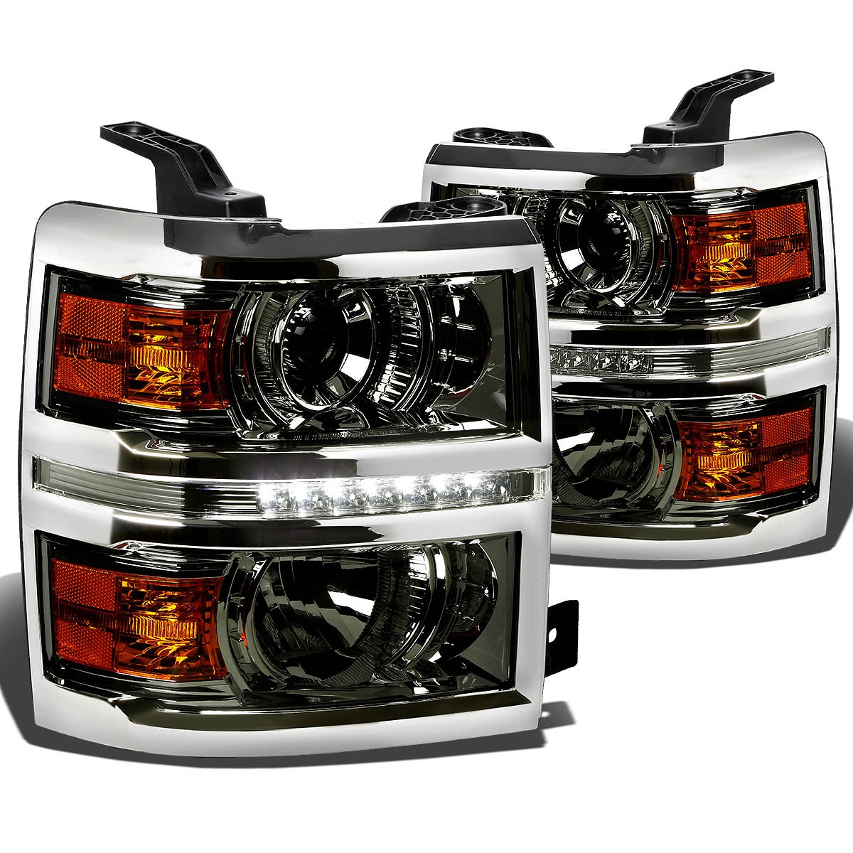 For 14 15 Chevy Silverado GMT K2XX Projector LED Headlight Corner Light Kit