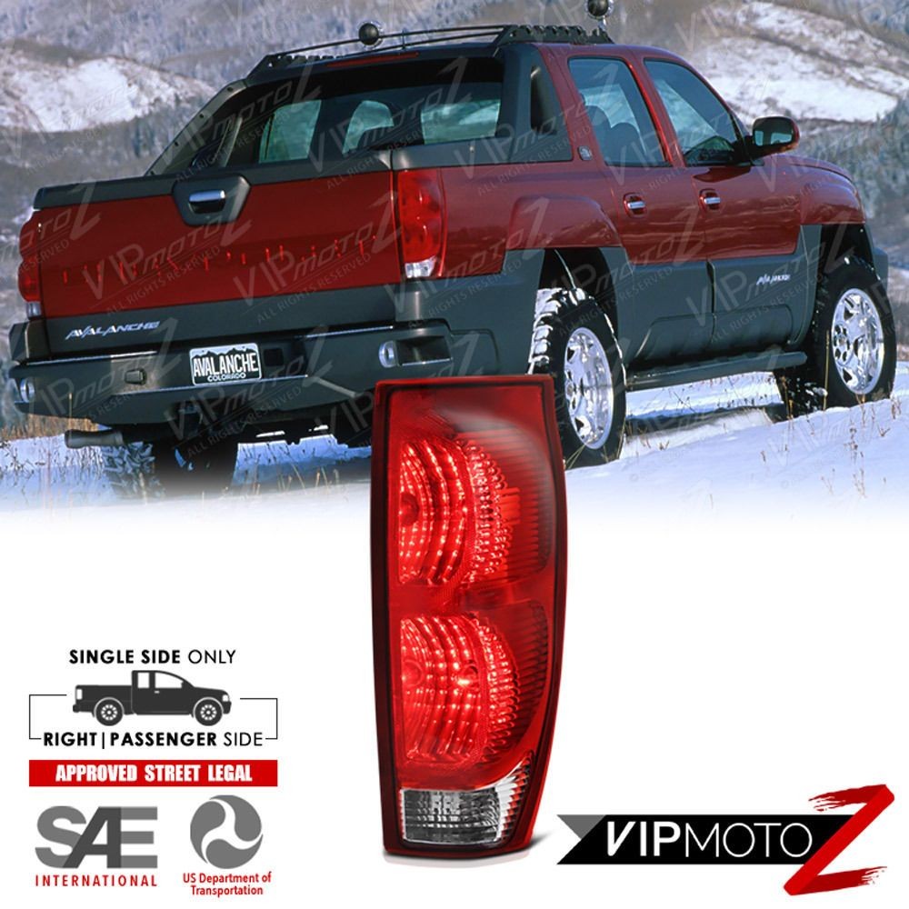 [RIGHT PASSENGER SIDE] 2002 2006 Chevy Avalanche 1500 2500 PickUp Tail lights
