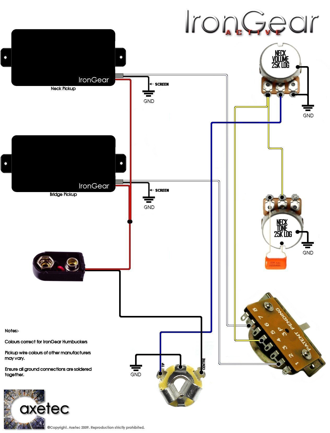 Wiring Diagram Guitar 3 Way Switch Save Guitar Wiring Diagram Active 1 Volume 2 Pickups 3