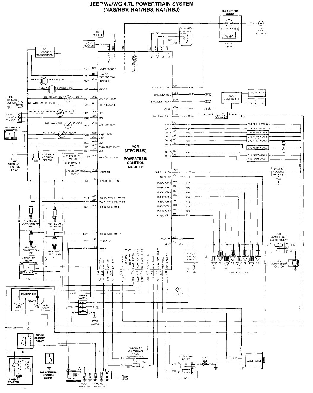 2000 Jeep Grand Cherokee Radio Wiring Diagram