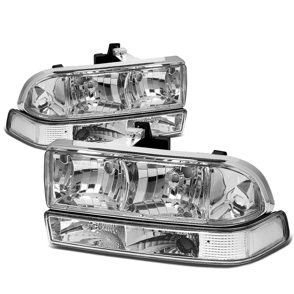For 98 04 Chevy S10 Blazer GMT 325 330 Replacement HeadLight Assembly Kit