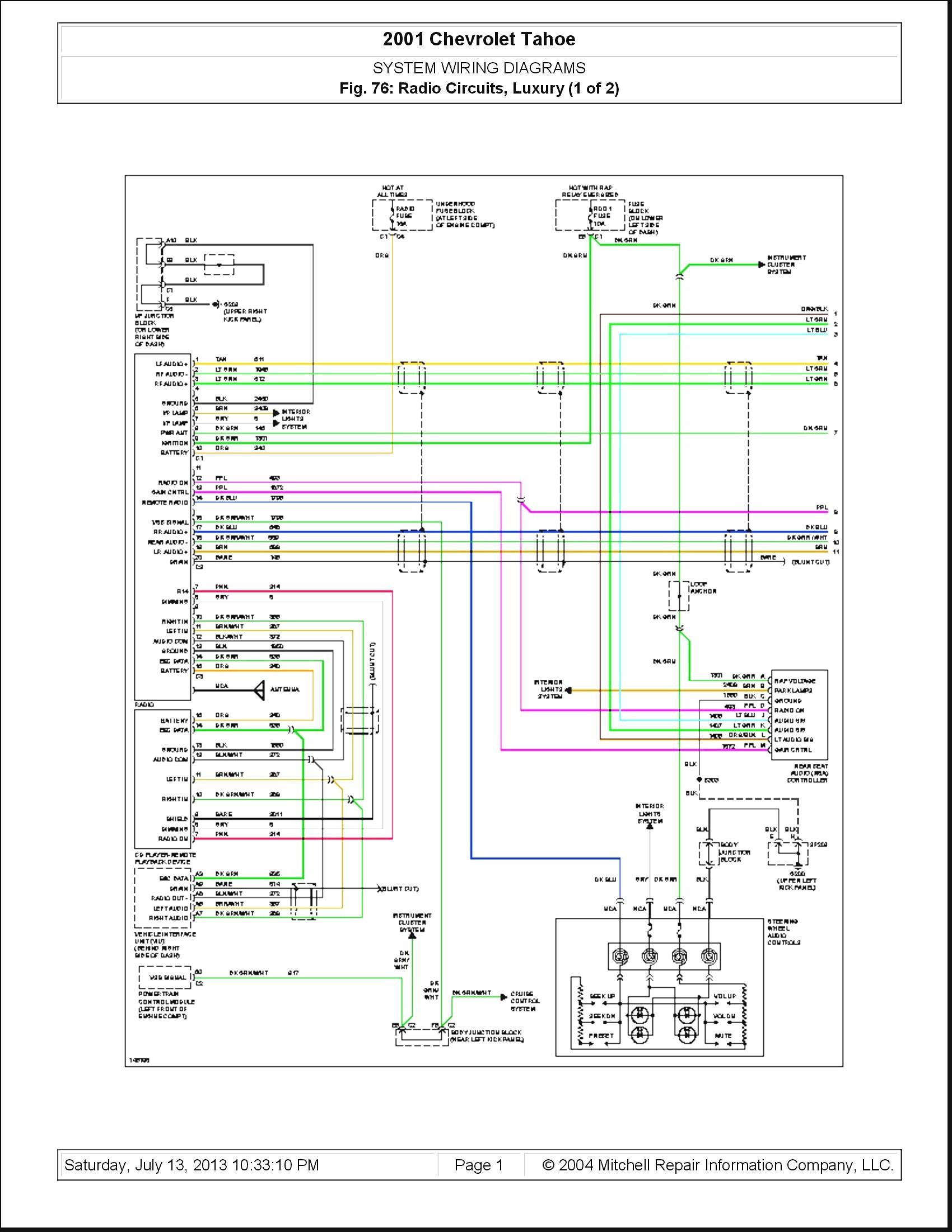 2007 tahoe radio wiring diagram wiring library rh svpack co