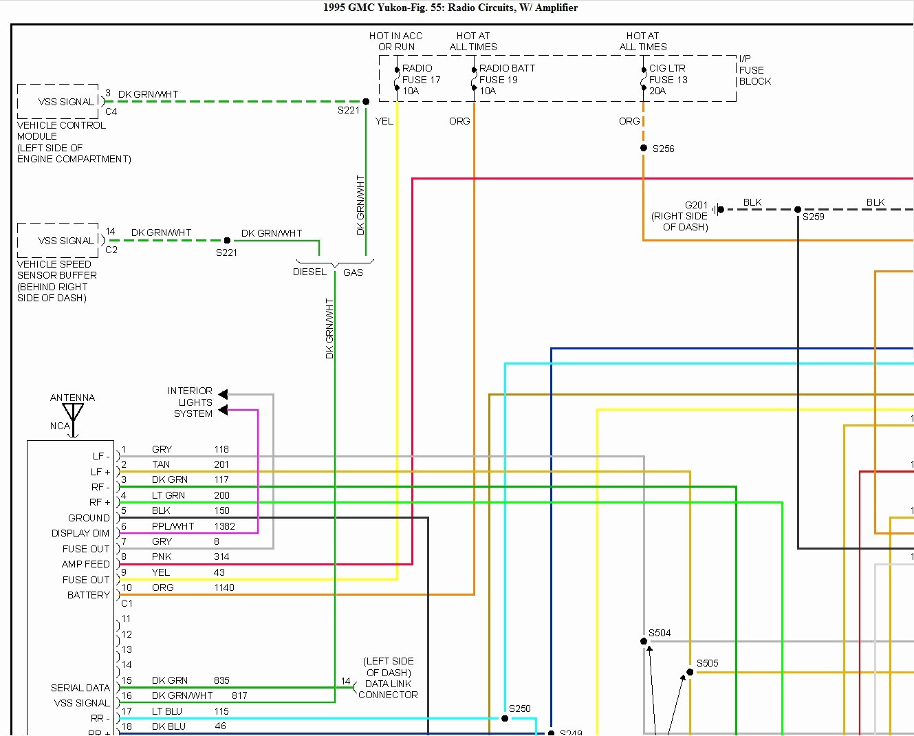 2001 chevrolet tahoe wiring diagram wiring diagrams rh boltsoft net