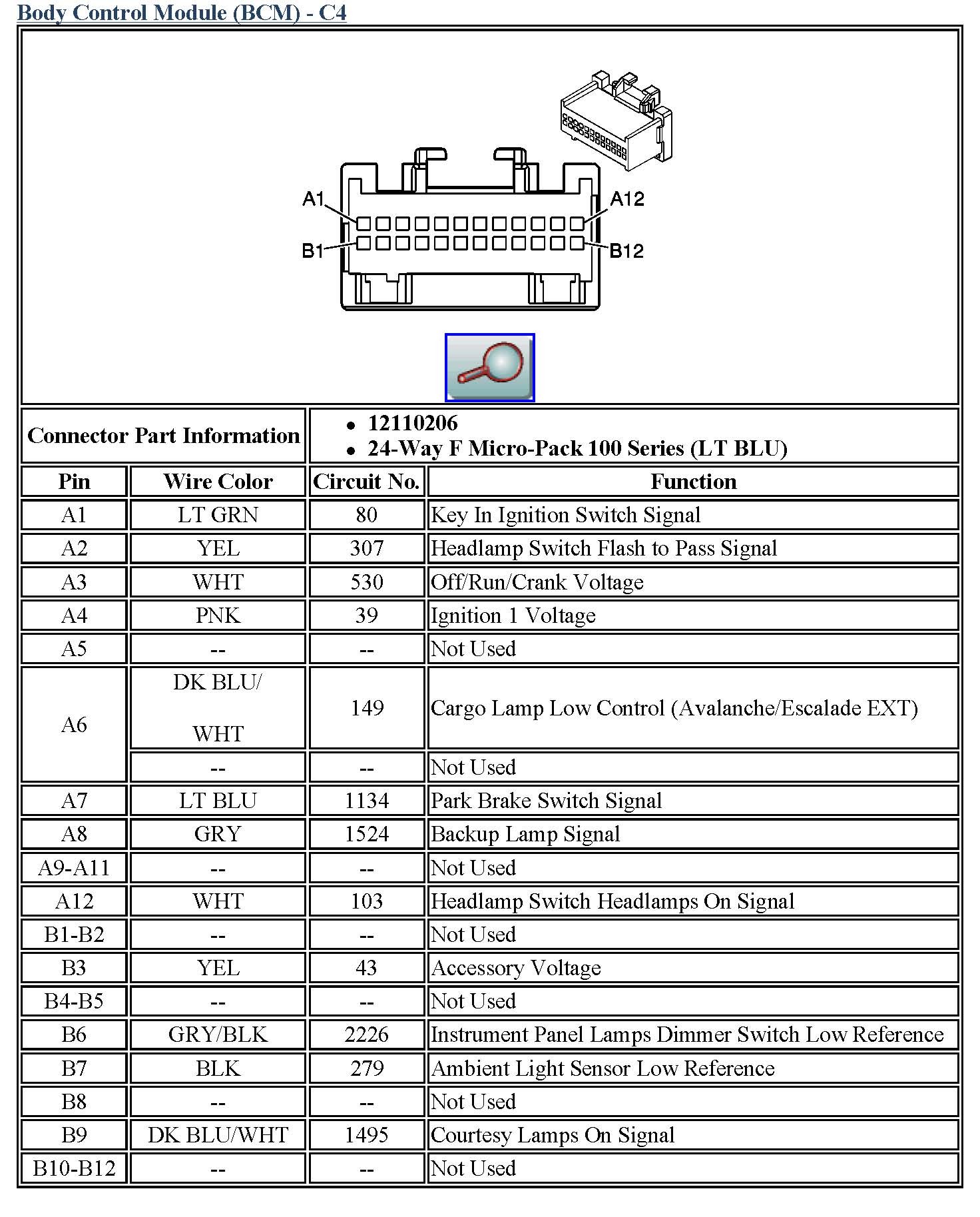 2007 Chevrolet Trailblazer Factory Radio Wiring Diagram from mainetreasurechest.com