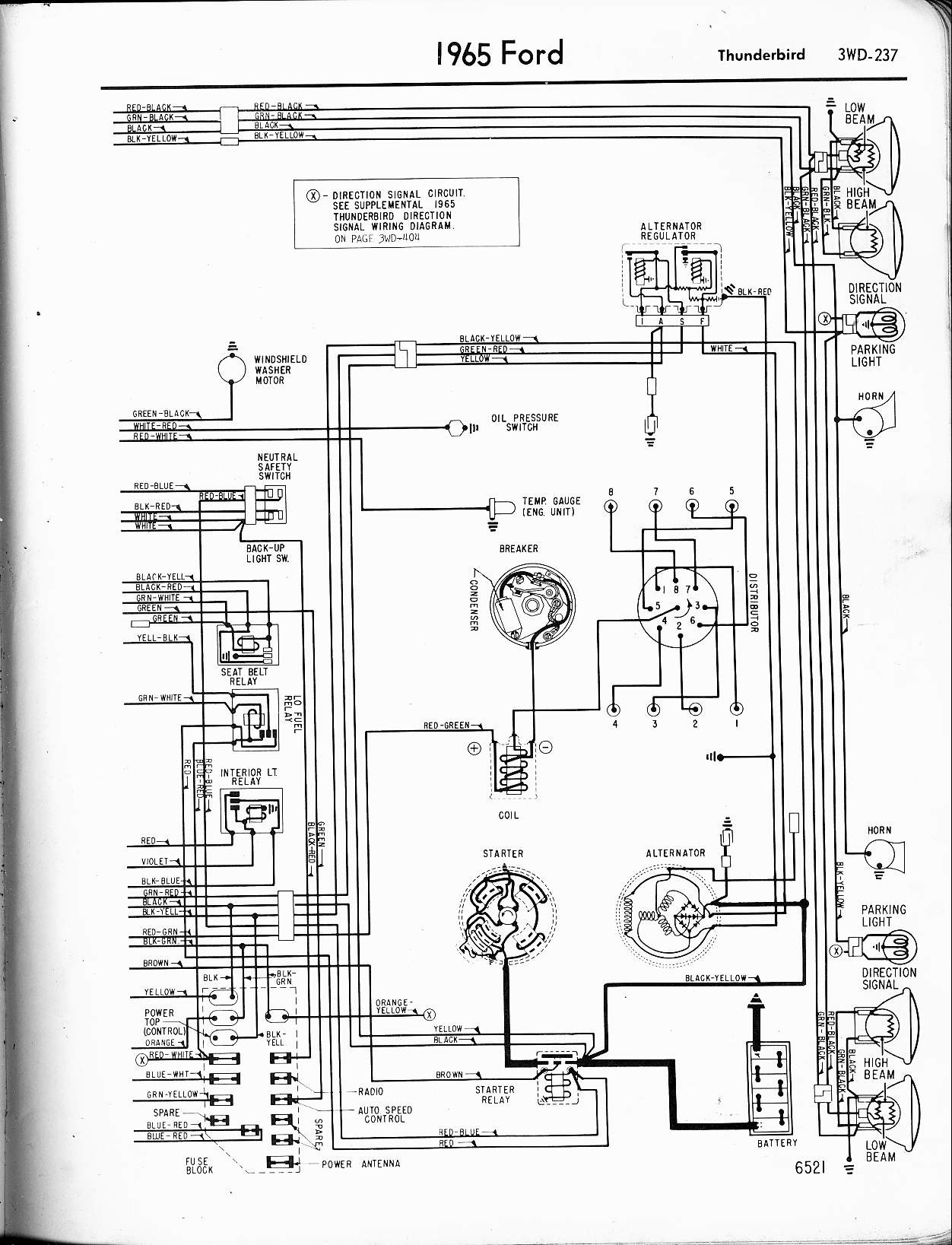 57 65 ford wiring diagrams rh oldcarmanualproject Home Speaker Wiring Wiring 6 8 Ohm Speakers