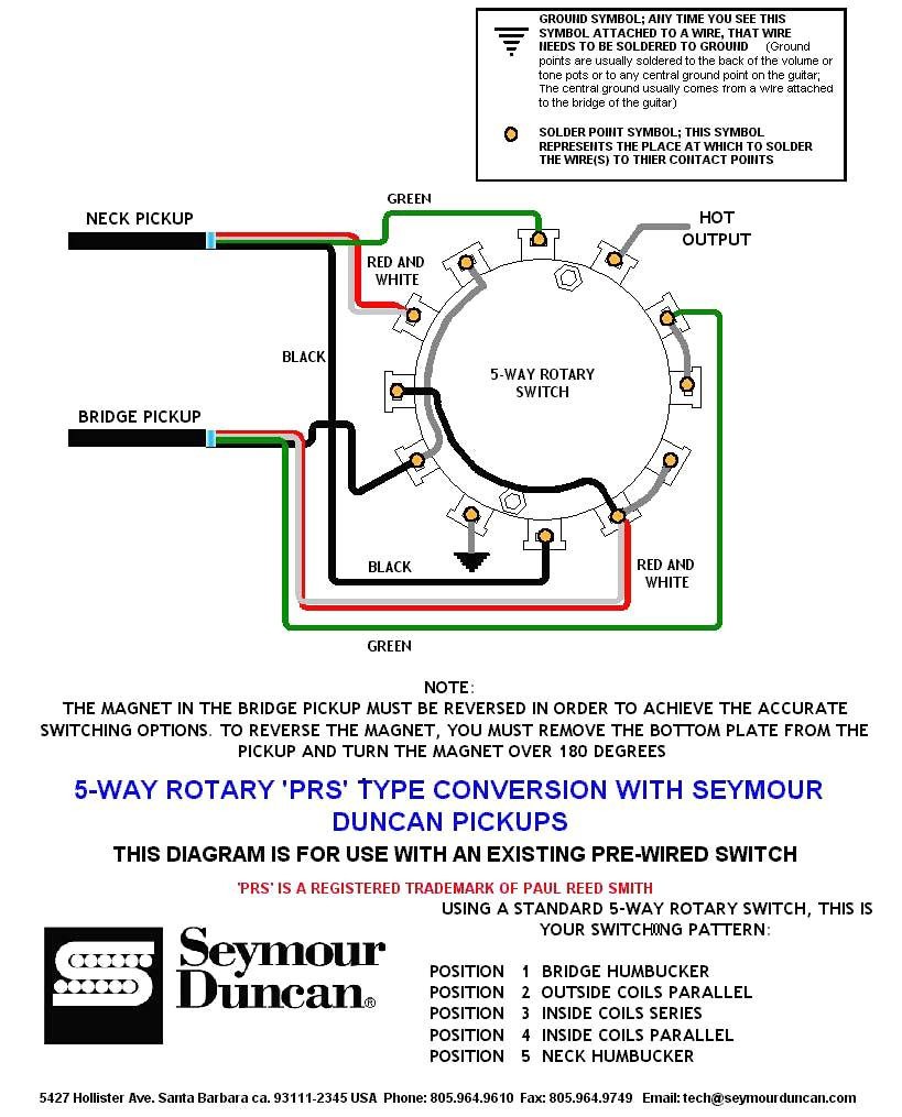 5 Way Rotary Switch Wiring Diagram
