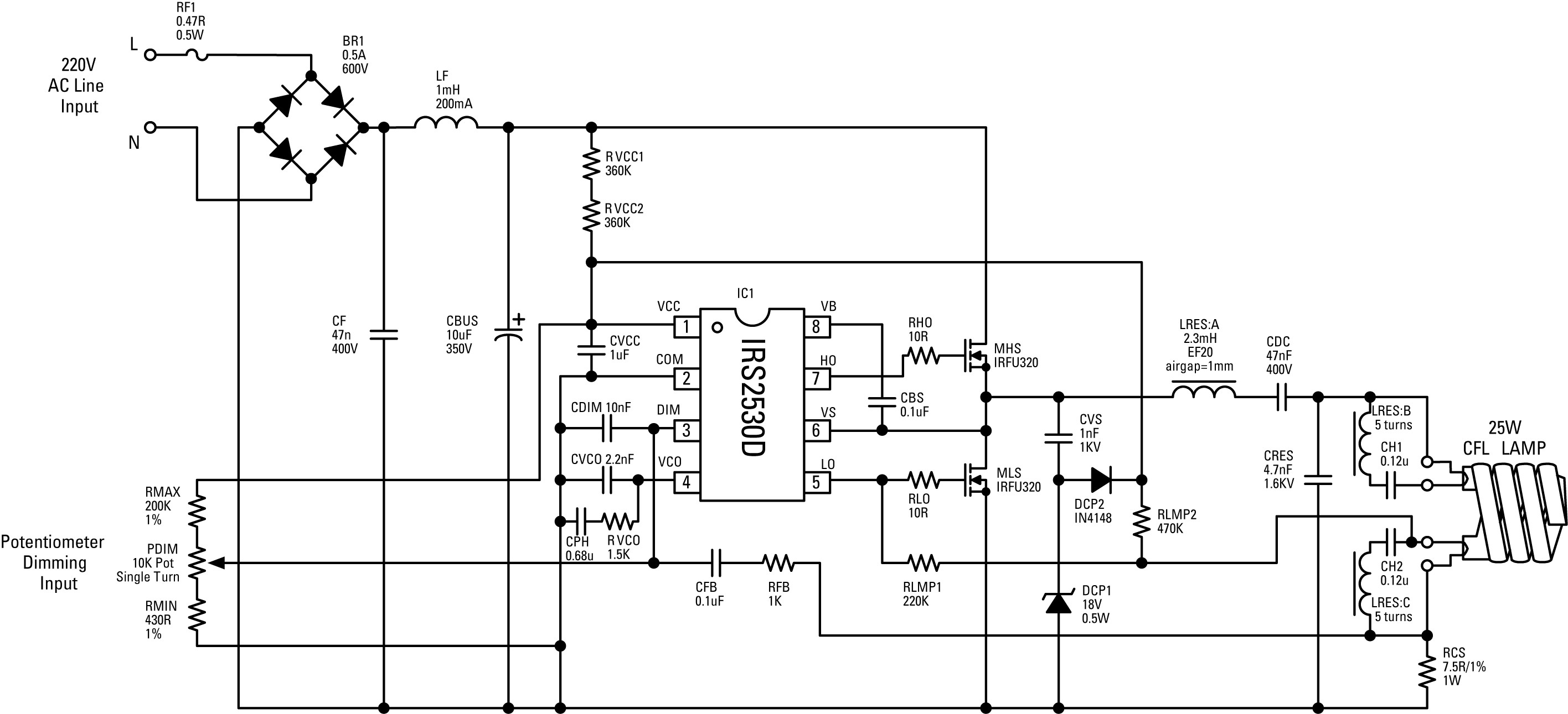 Fluorescent Lamp Circuit Diagram Zen Electrical Diagram