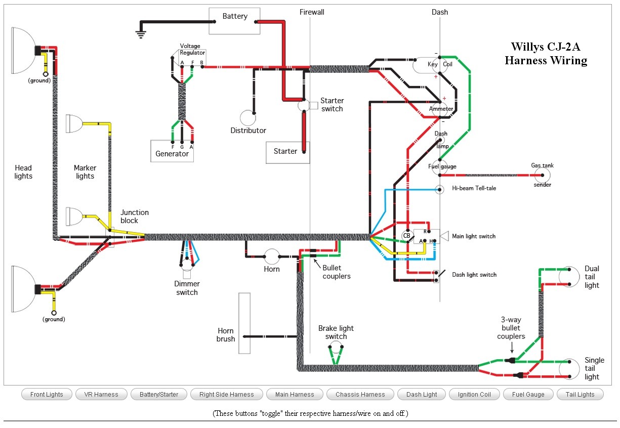 CJ 2A wiring Diagram cj2a schematic cj2apage CJ 2A Wiring