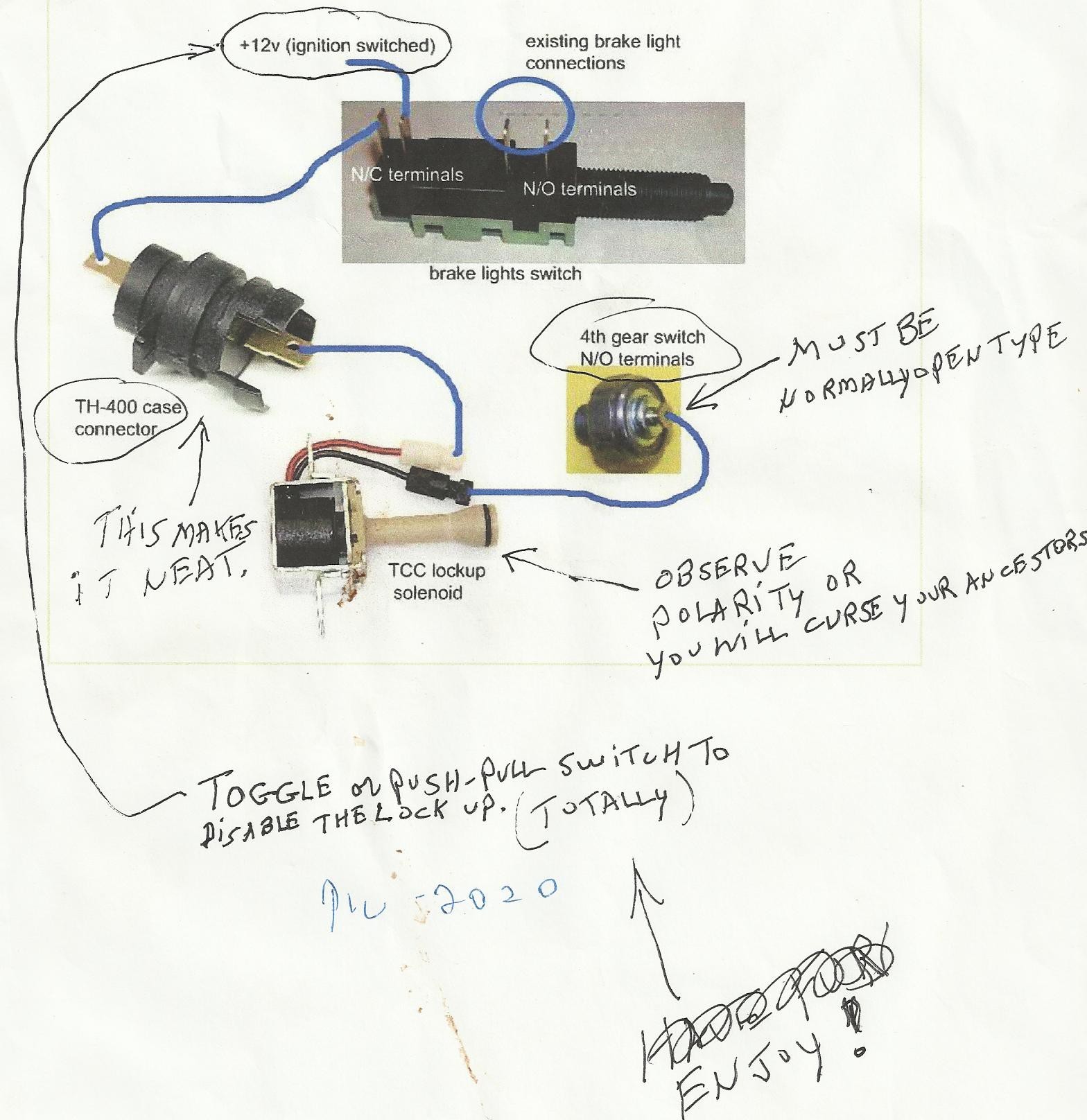 700r4 lockup wiring diagram luxury 700r4 torque converter lock up rh awhitu info