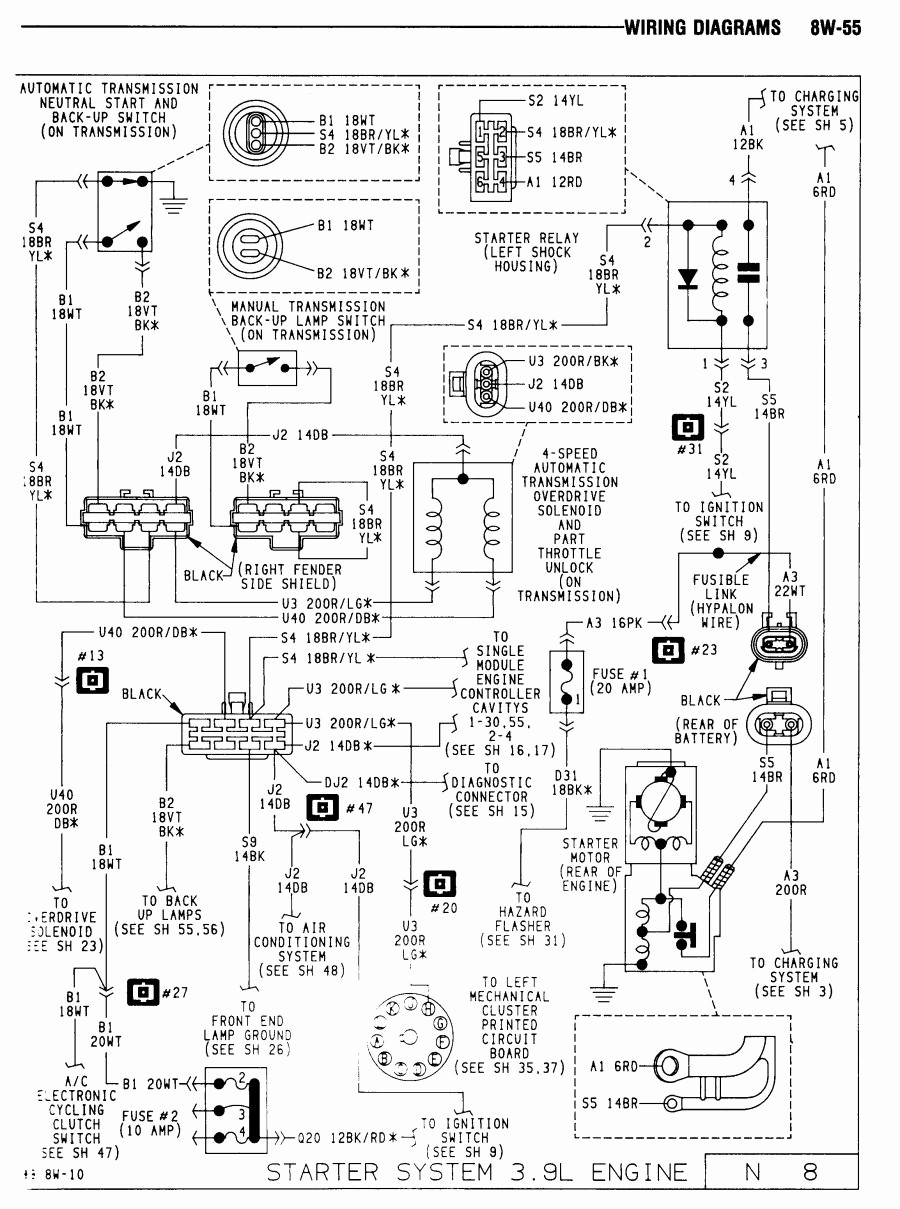 8n Wiring Diagram Lovely Overdrive Wiring Schematic Dodge Shelby Dakota Team Shelby