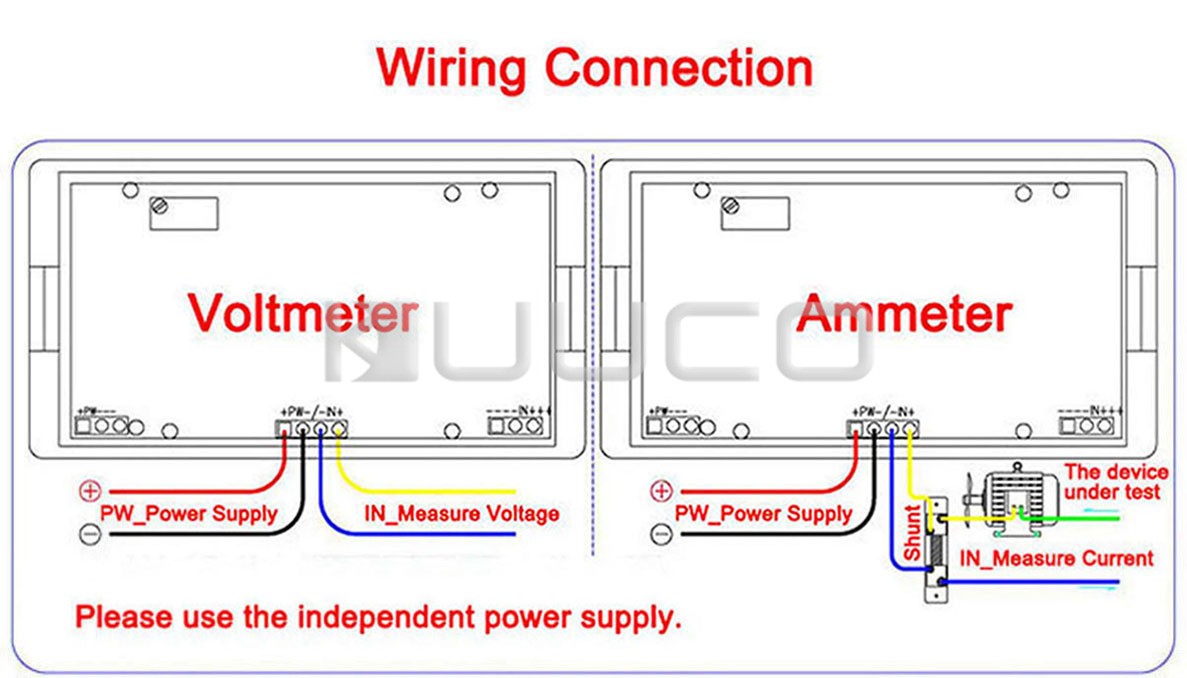 2 wires Voltage Current Measure Gauge AC 200 500V 100A Blue Backlight LCD Voltmeter Ammeter Current transformer USD 15 32 piece