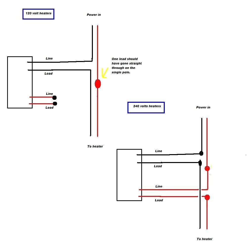 Baseboard Heater Wiring Diagrams