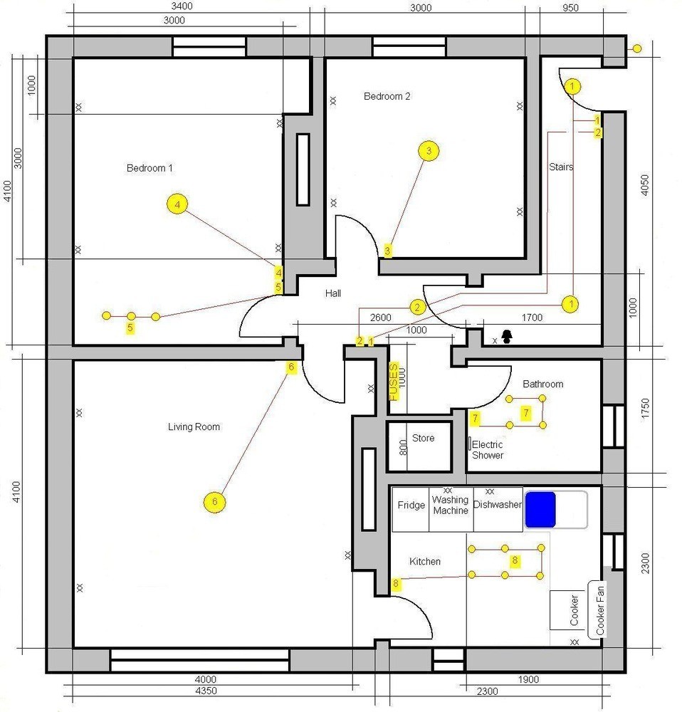 Wiring A Room Diagram Awesome Wiring A Bedroom Wiring Diagrams