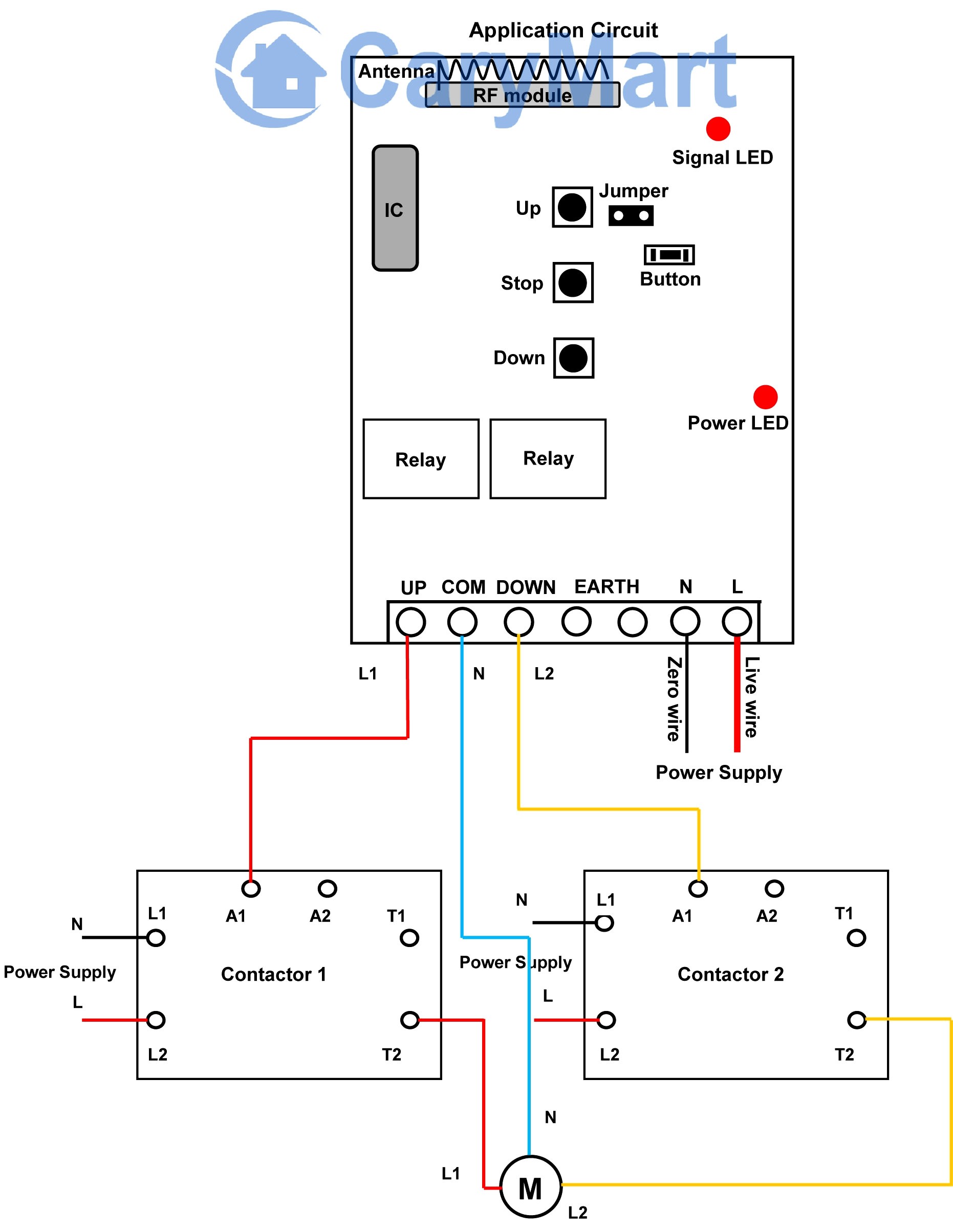 boat lift wiring diagram Winch Remote Control Wiring Diagram