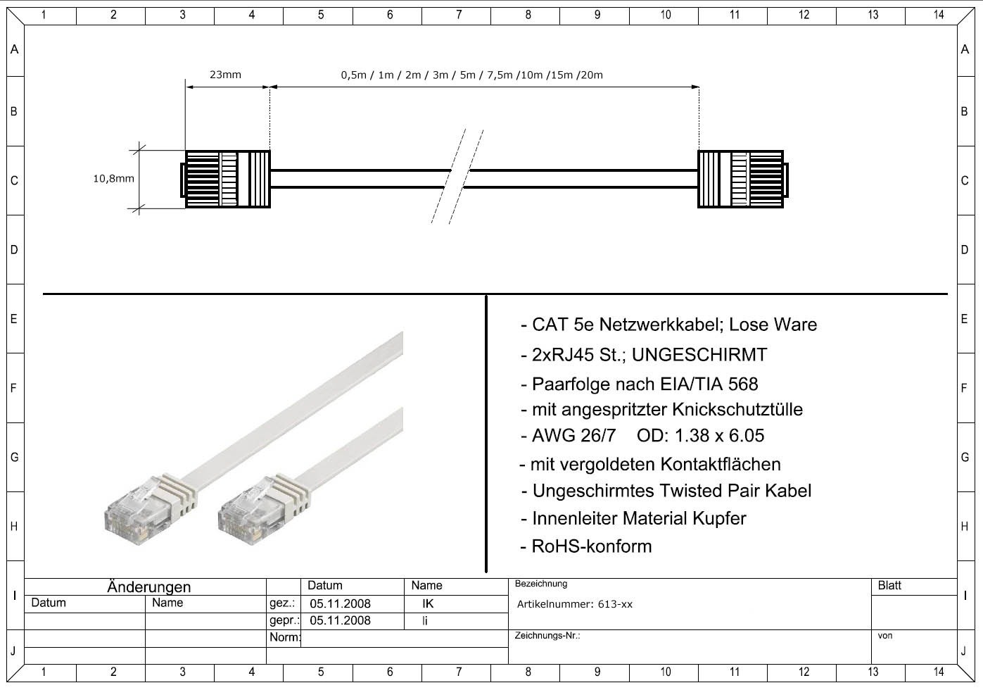 Cat 5e Wiring Diagram Best Cat5e Utp Flachkabel Patchkabel Netzwerkkabel Rj45 Farbe