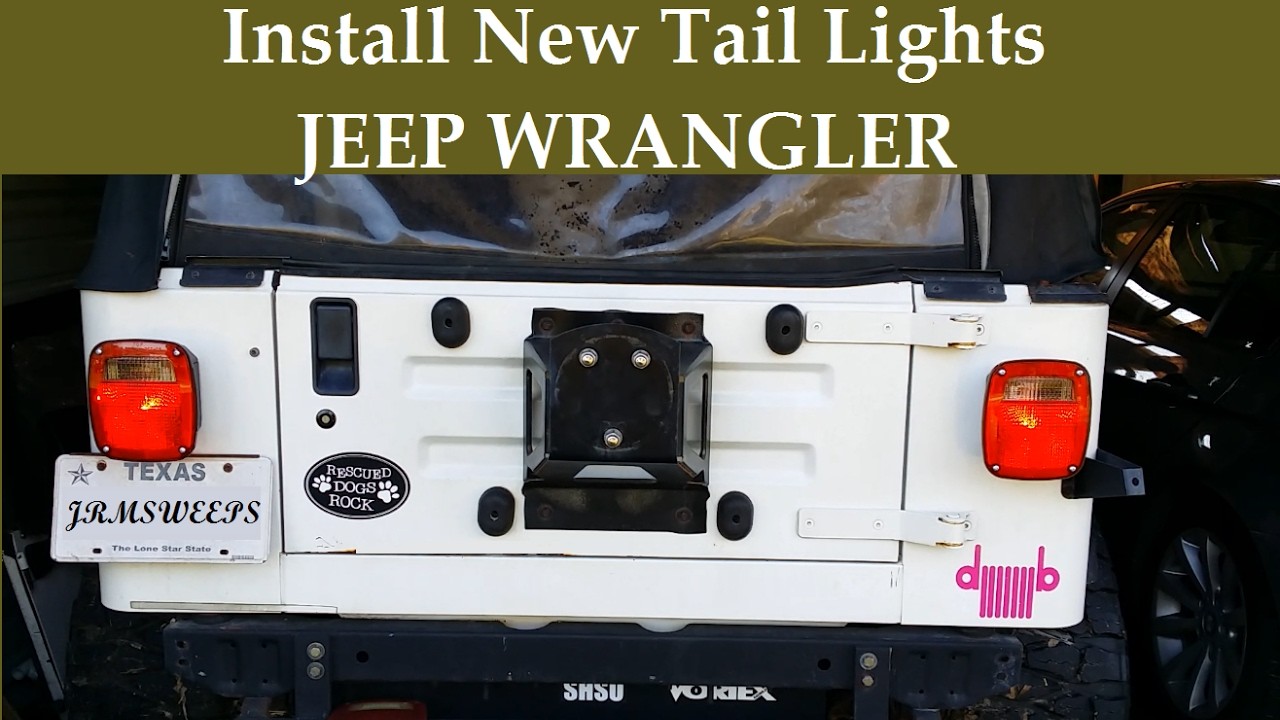 How to Replace Jeep Wrangler YJ Tail Lights Omix Ada