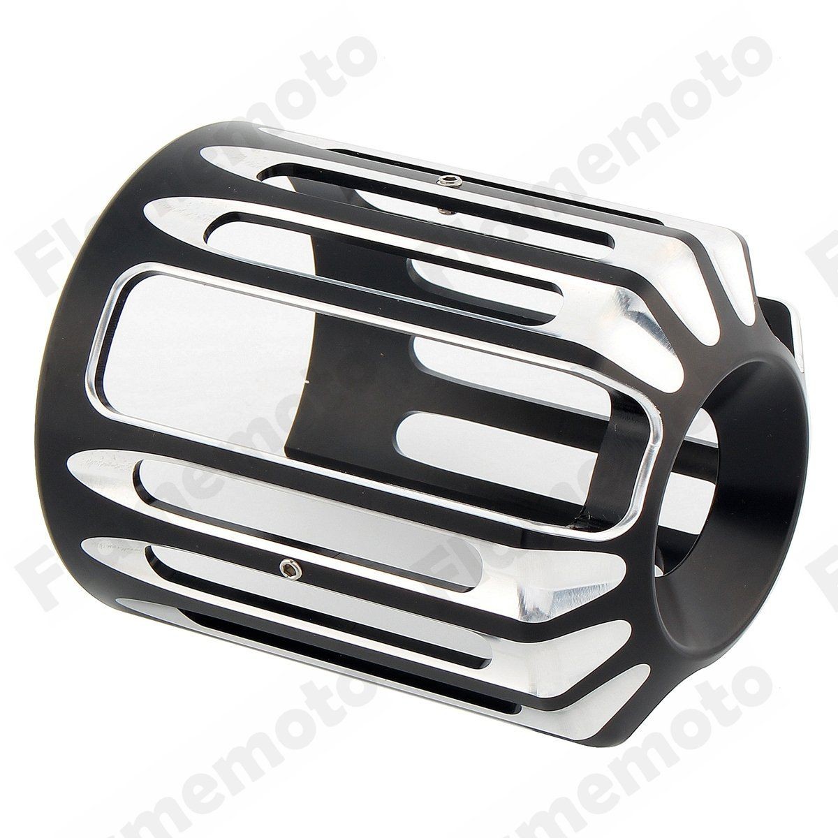 Motorcycle Bike Parts Black CNC Deep Cut Oil Filter Cover For Harley Touring Softail Dyna CVO