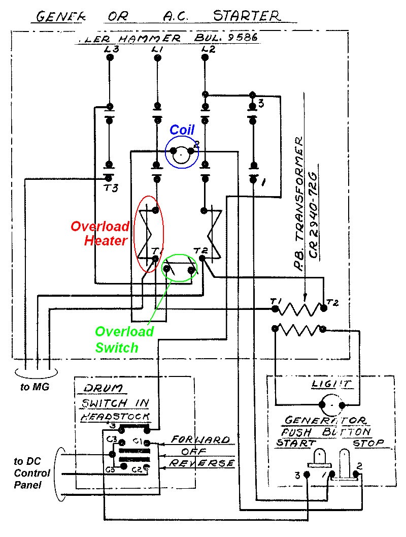 cutler hammer contactor wiring diagram wire center u2022 rh hitch co AC Contactor Wiring Diagram Contactor