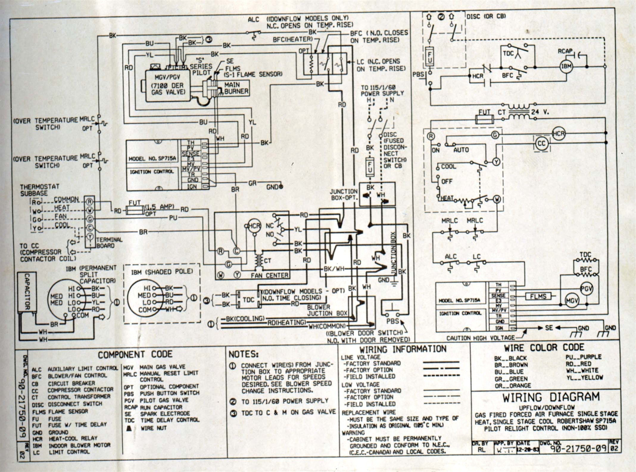 goodman blower motor wiring diagram electrical drawing wiring rh g news co Diagram Goodman Wiring Furnace