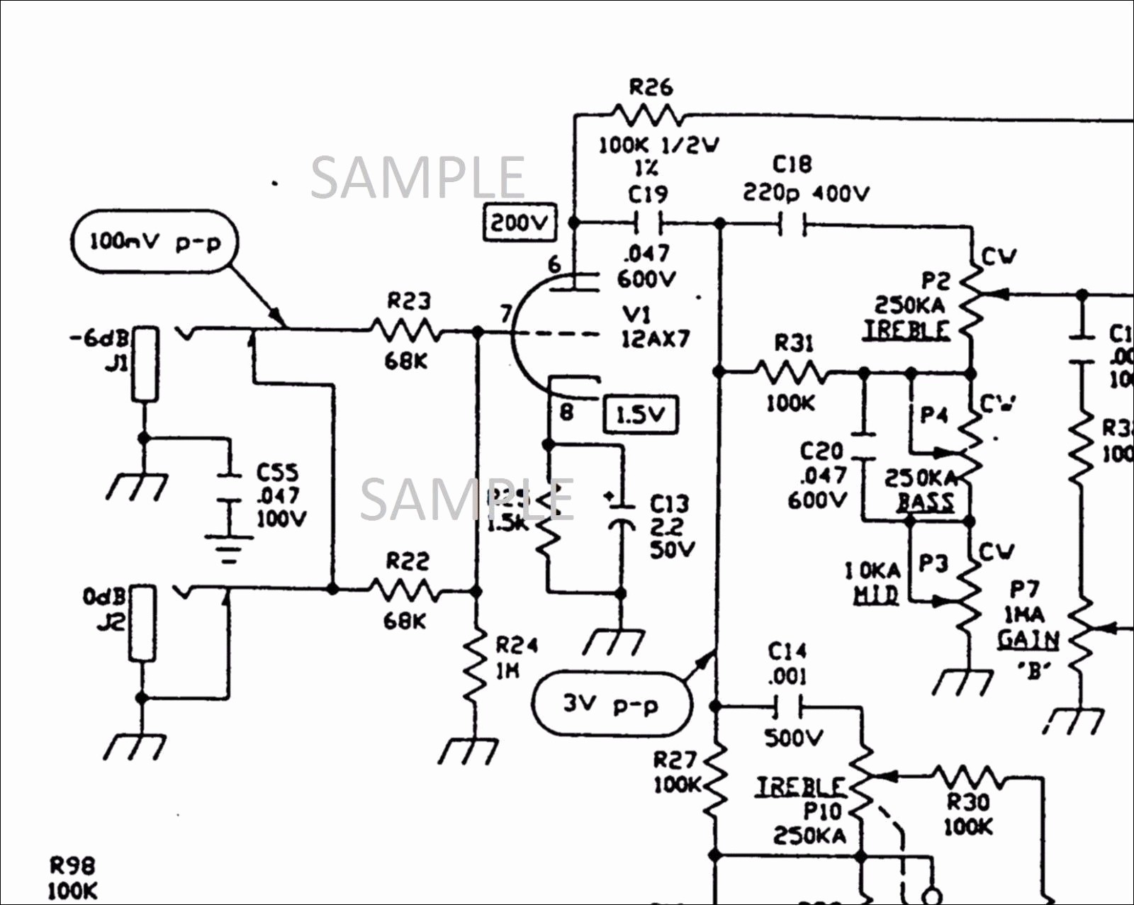 Wiring Diagram for Guitar Amp New Wiring Diagram Farmall H Wiring Diagram Awesome Gm Vss Wiring