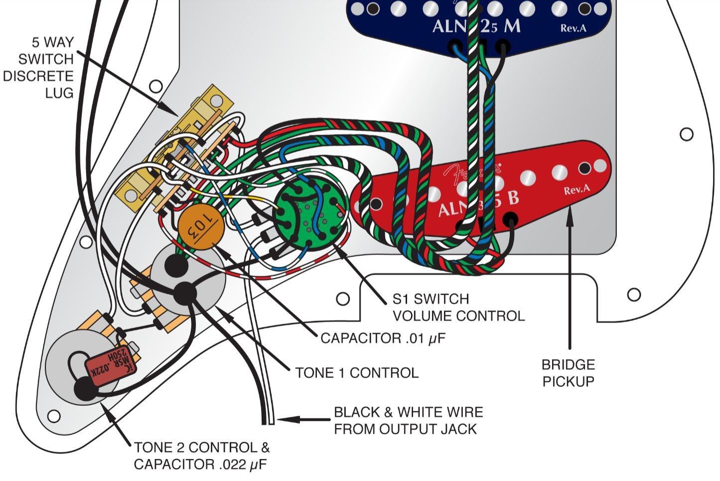 fender strat wiring diagrams releaseganji net rh releaseganji net Fender HH Strat Split Coil Wiring Fender Wiring Diagrams