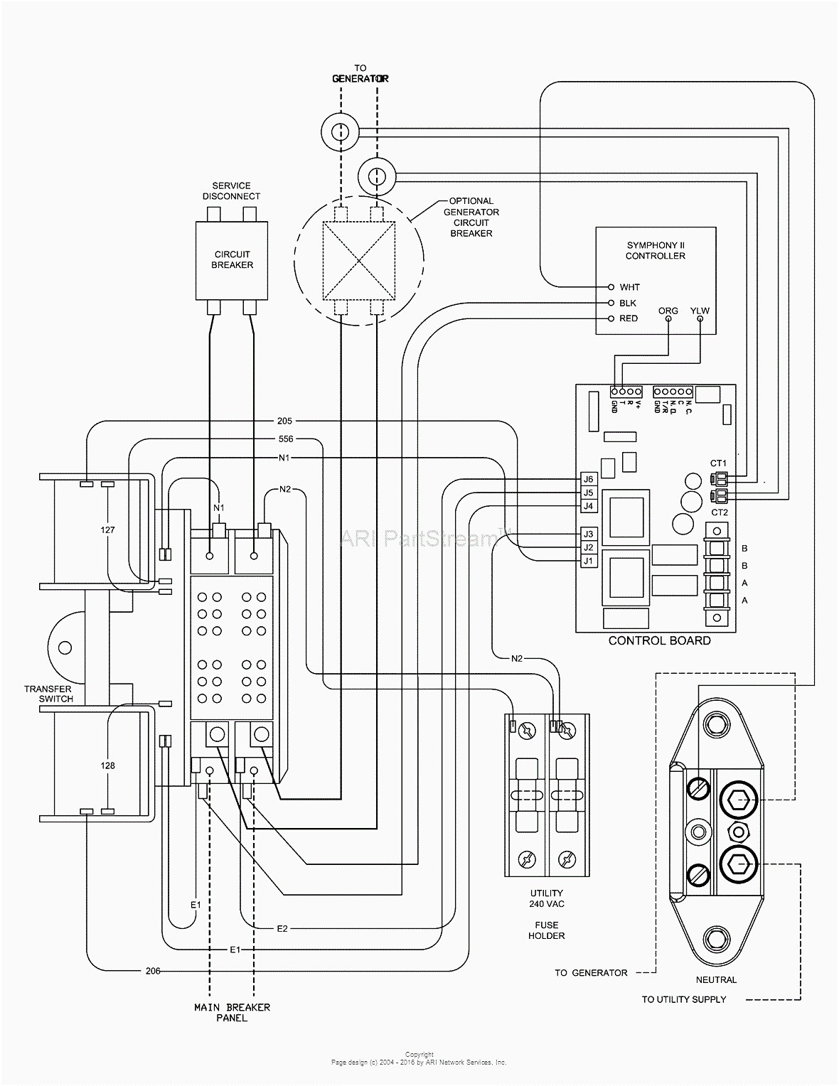 Generator Automatic Transfer Switch Wiring Diagram Generac With Fancy Briggs And