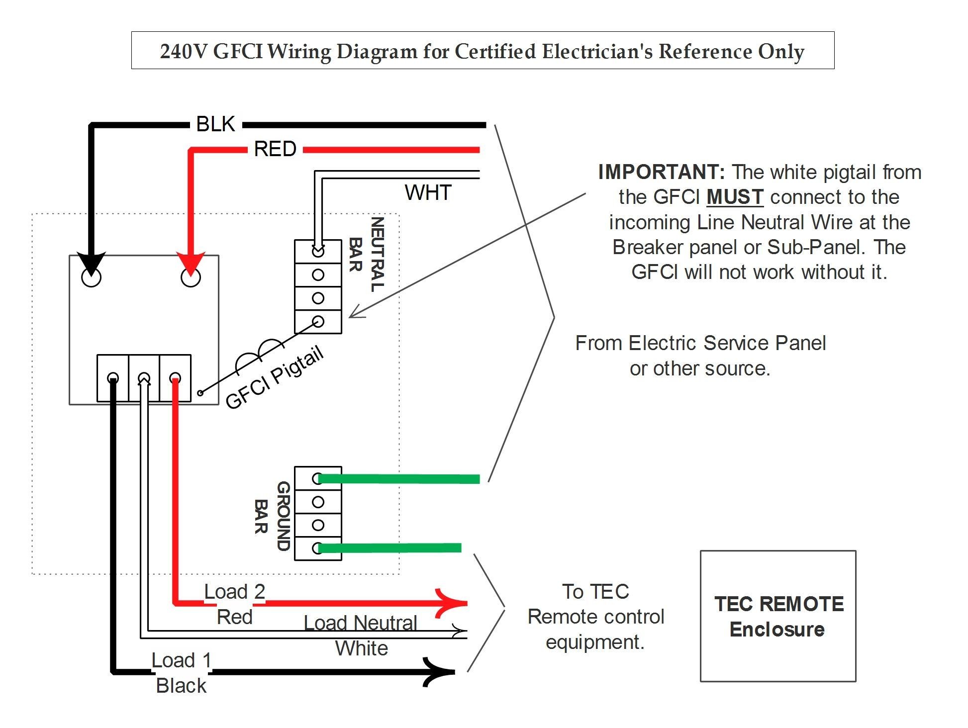 gfci wiring diagrams