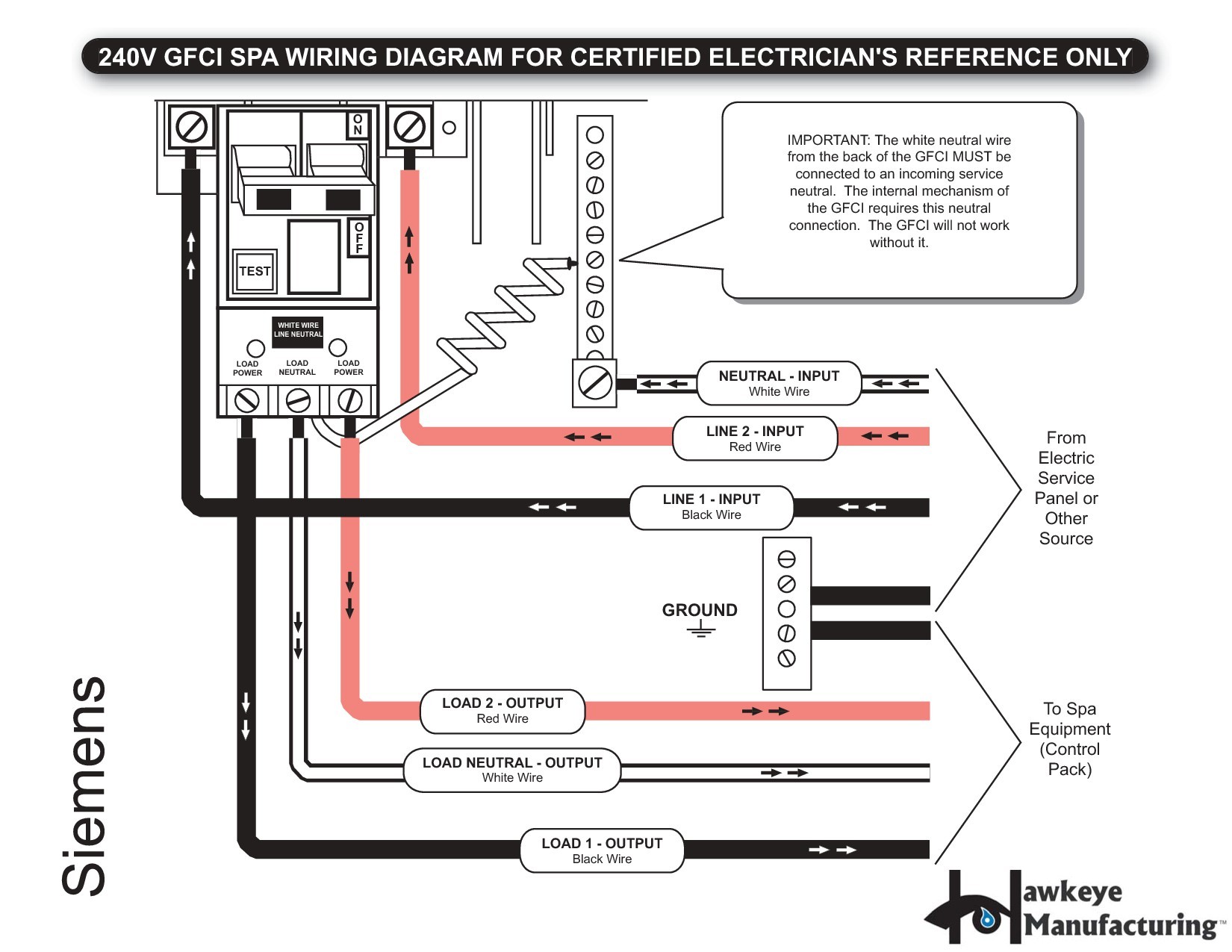 Gfci Wiring Diagram Awesome Spa Gfci Wiring Diagram 3 Wiring Diagram