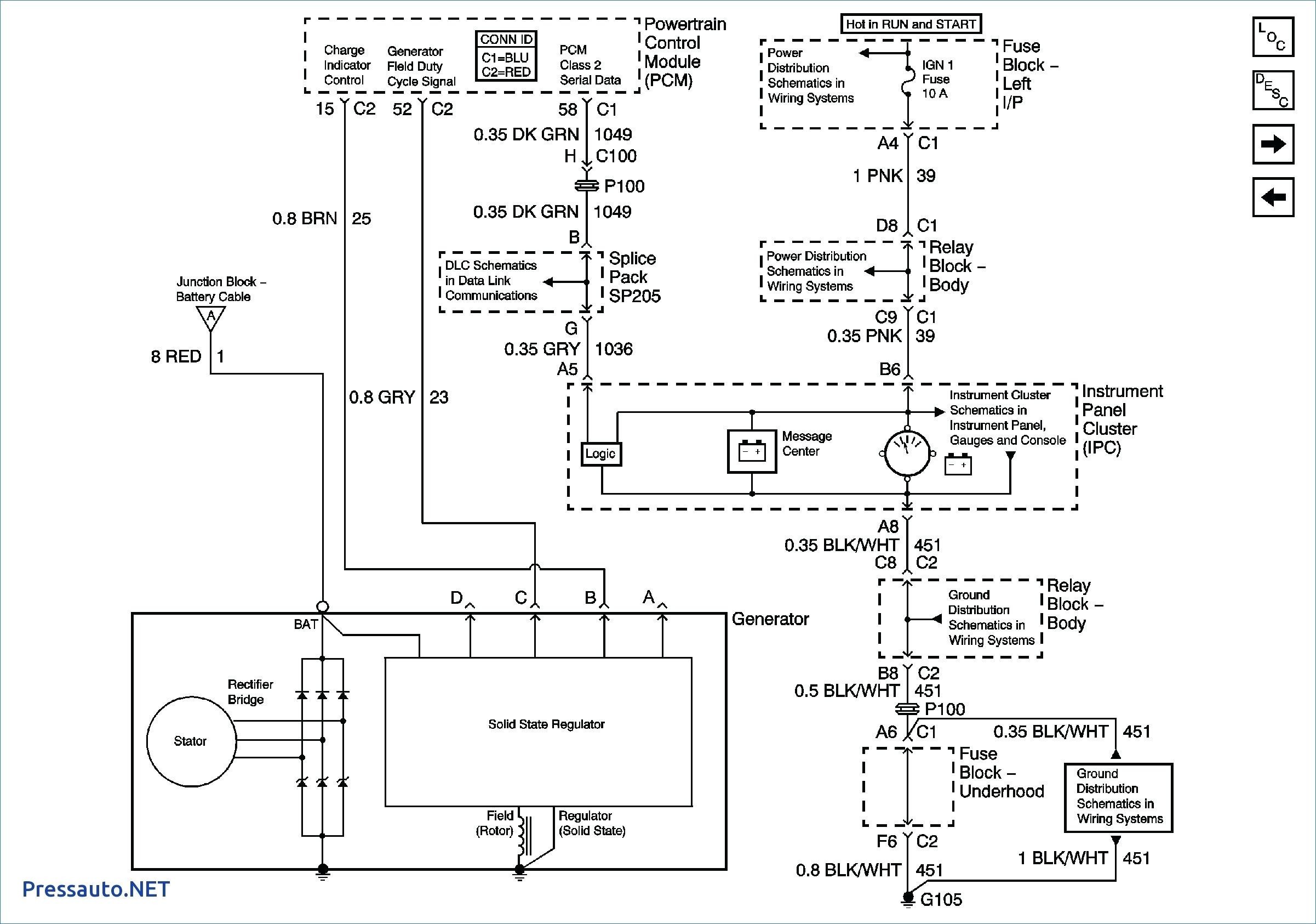 Wiring Diagram for Alternator with Internal Regulator Refrence Gm Alternator Wiring Diagram Internal Regulator New External