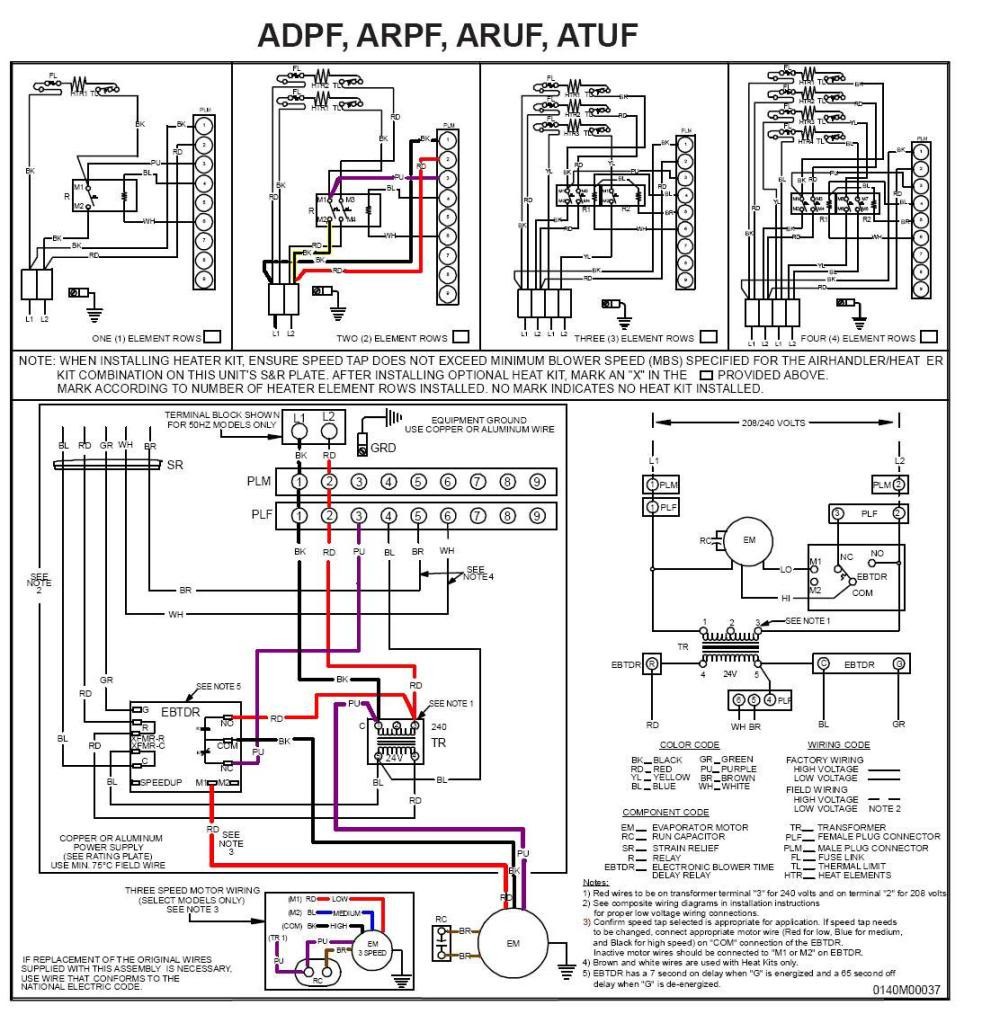 Goodman Furnace Wiring Diagram Electric Heater Blower Motor