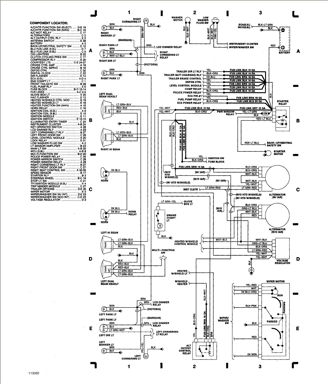 540 2000 Mercury Grand Marquis Radio Wiring Wiring Resources