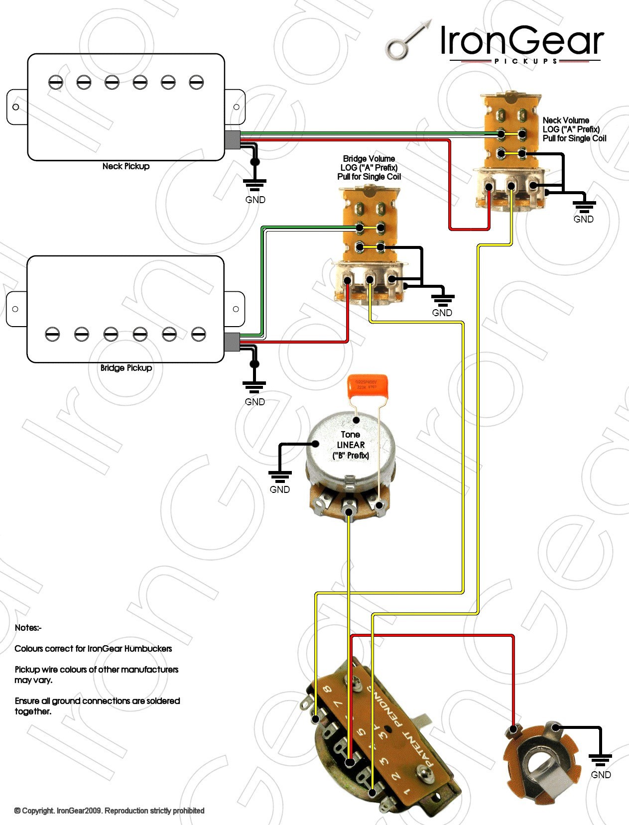 Wiring Diagram 3 Pickup Guitar New Guitar Wiring Diagram 1 tone 1 Volume Refrence Wiring Diagram