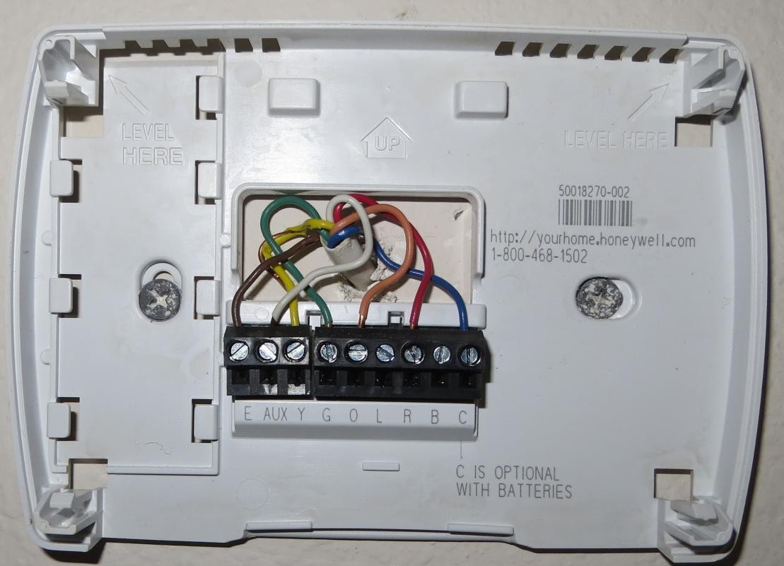 Questions About RTH9580WF And Honeywell Heat Pump Thermostat At For Also Wiring Diagram