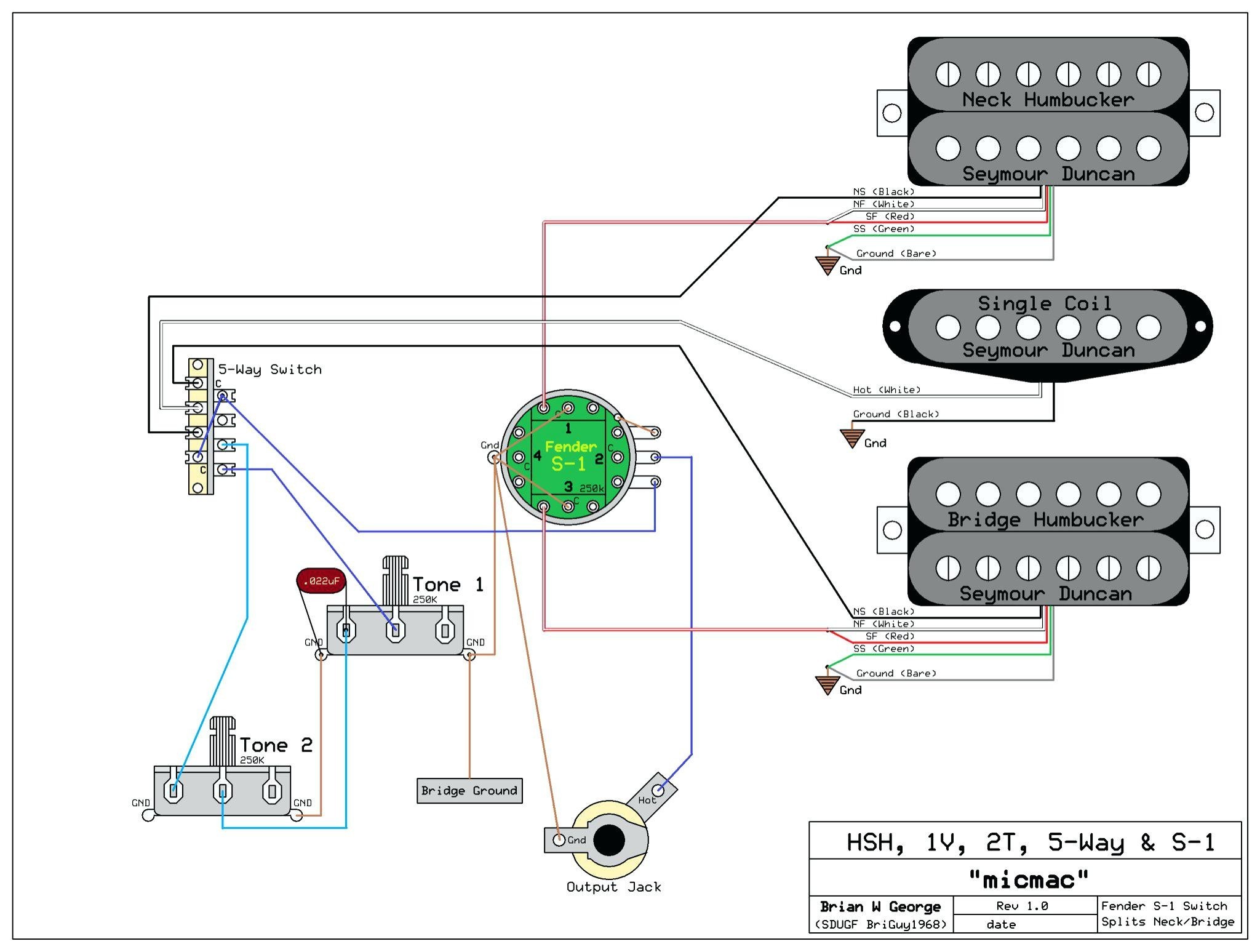 Guitar Volume Wiring Diagram Valid Wiring Diagram 3 Pickup Guitar Best Seymour Duncan Wiring Diagram