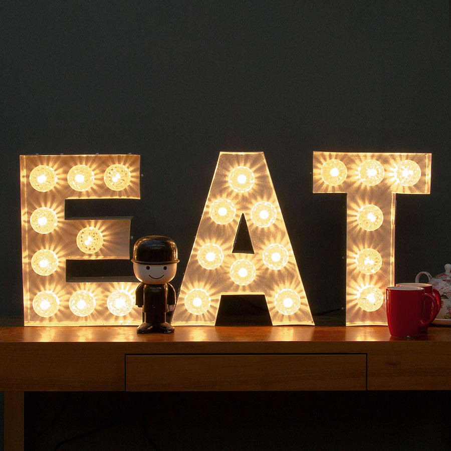 EAT Illuminated Letters