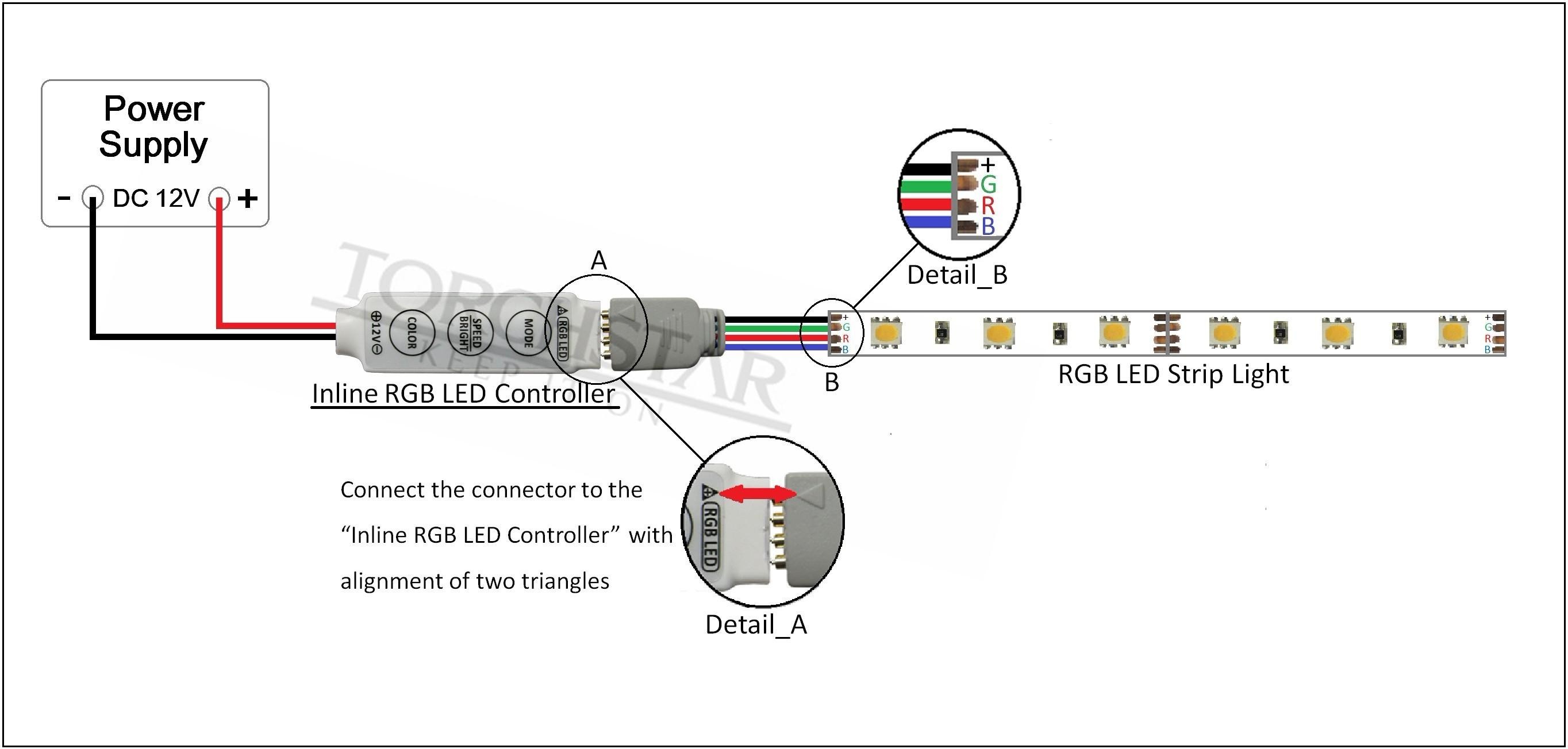Led Light Strip Wiring Diagram
