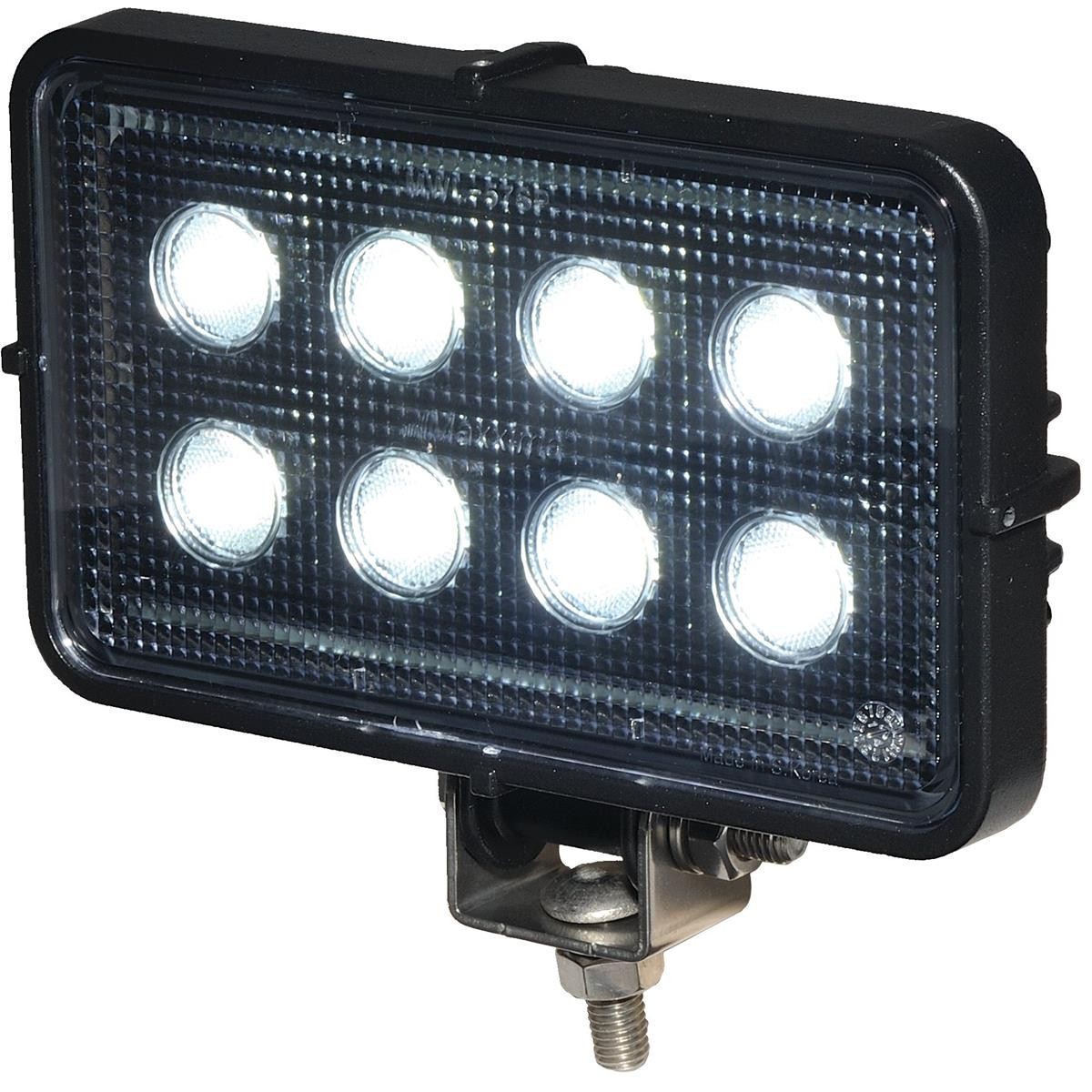 MAXXIMA Rectangular LED Work Light 2 150 lumens Clear Lens