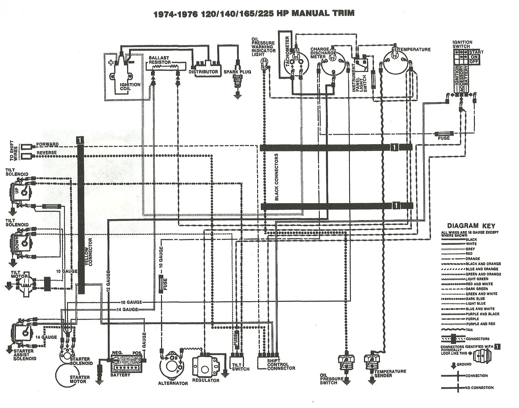 I Have 165hp Omc Cylinder Chevy Straight Six I Removed Here Is Wiring Diagram Graphic