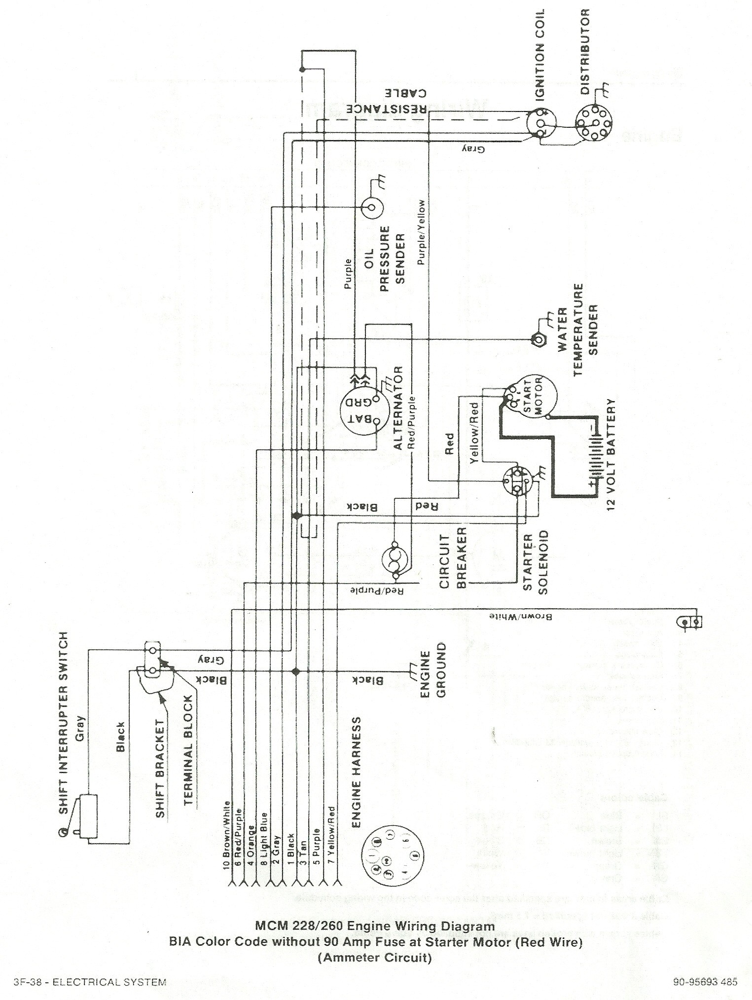 Wiring Diagram Mercruiser Alternator New Car 165 Mercruiser Starter Wiring Diagram Wiring Harness and